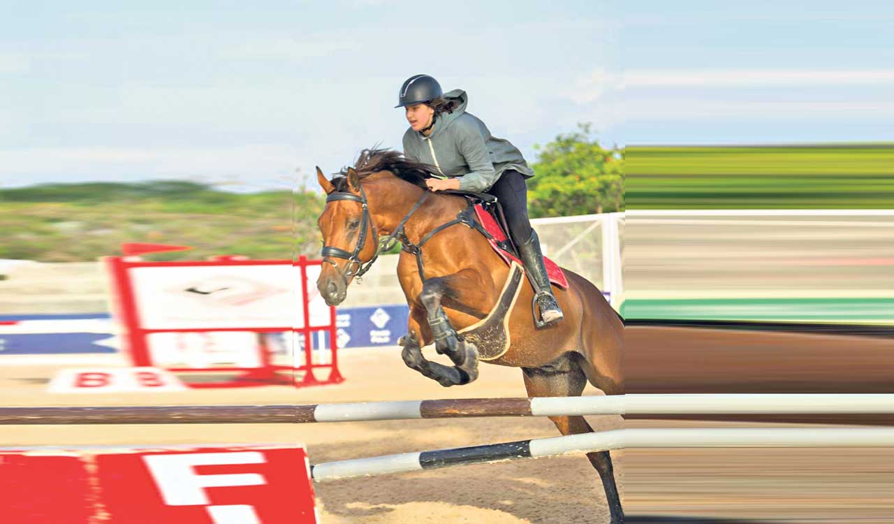 Horse riding clubs of Hyderabad put up their best equestrian show