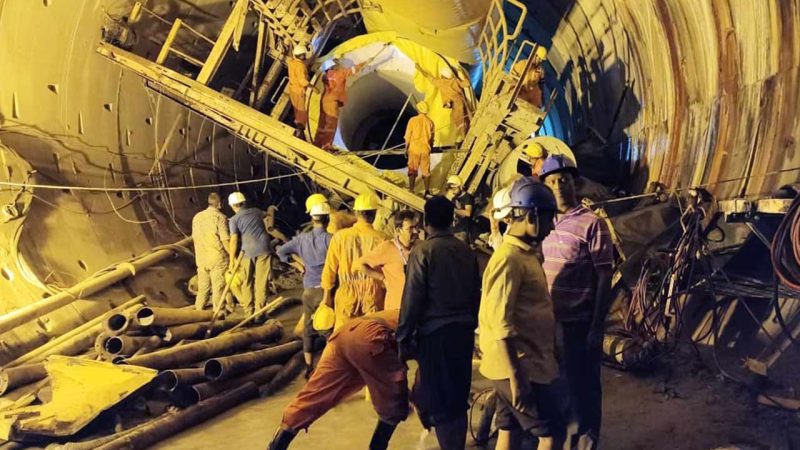 Rescue operations at SLBC Tunnel Project called off; Fate of six workers still unclear