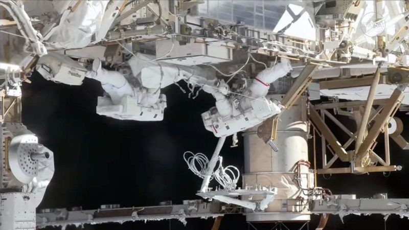 NASA's McClain and Ayers Finish Historic EVA, Advance ISS Solar Upgrade