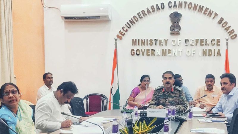 Secunderabad Cantonment Board initiates discussions on new building bylaws, reviews revised budget, maintenance plans