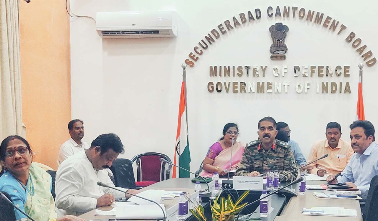 Secunderabad Cantonment Board initiates discussions on new building bylaws, reviews revised budget, maintenance plans