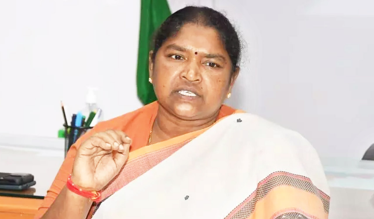Seethakka says forest officials deliberately holding back files
