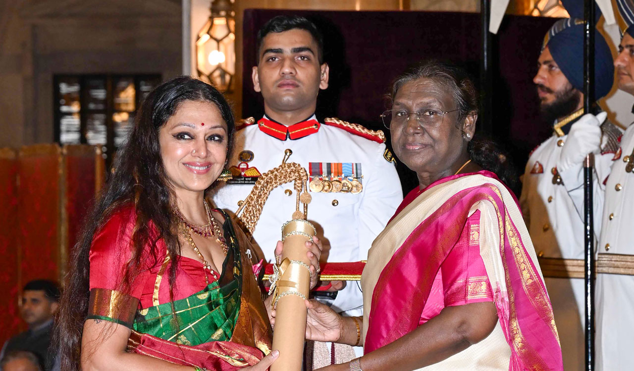 2nd Civil Investiture Ceremony: Prez Murmu confers Padma Awards to recipients