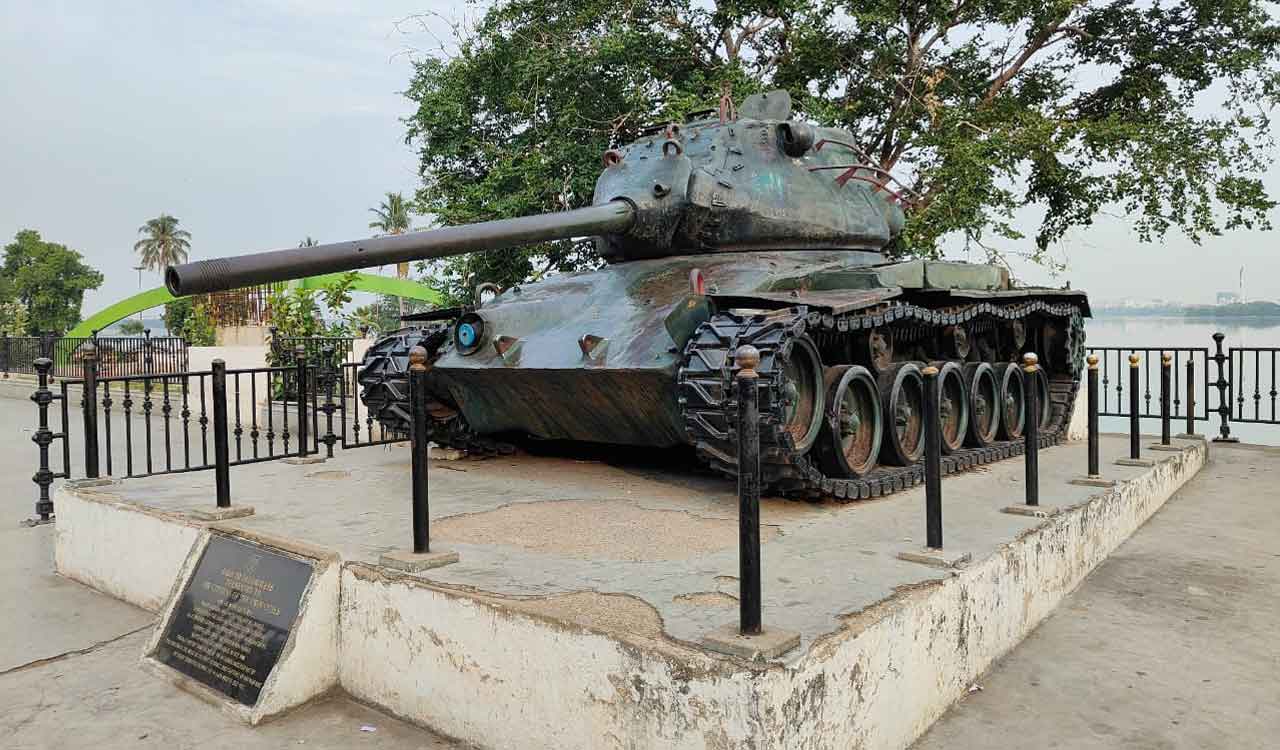 Here’s the story behind Hyderabad’s iconic Patton Tank perching on Tank Bund road