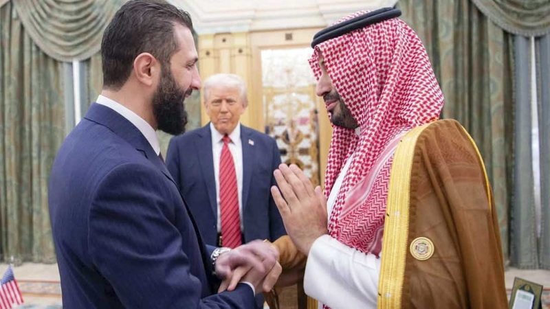 Trump meets Syria’s President during his Mideast tour