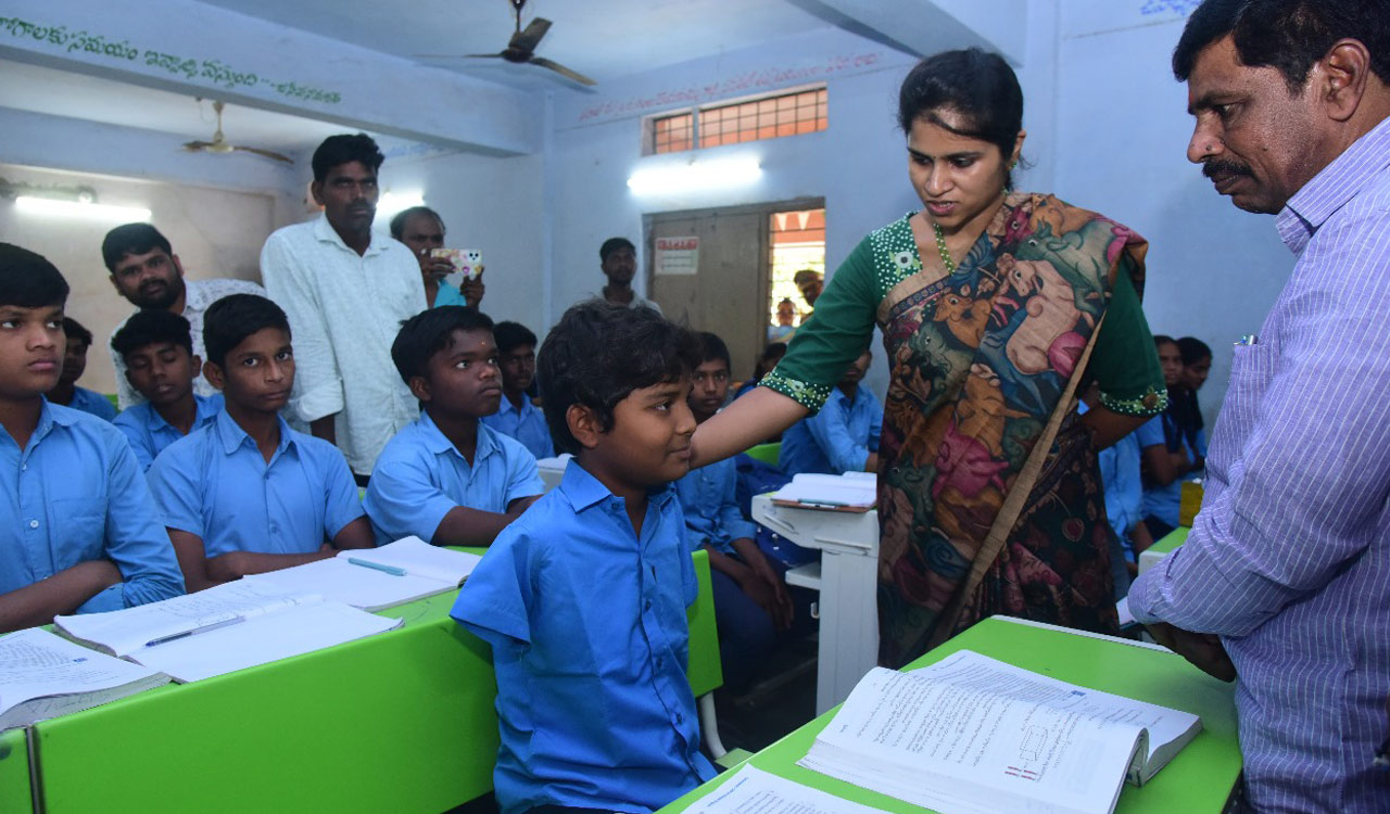 Five years after losing four limbs, Sangareddy boy scores 86 percent in Class 10