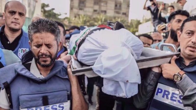Hamas condemns killing of 5 journalists across Gaza in a single day