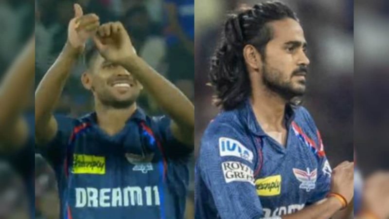 Watch: LSG Pacer Repeats Digvesh's Controversial Celebration Against GT