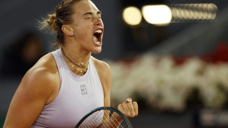 Aryna Sabalenka Eases Past Marta Kostyuk Into Madrid Open Semi-Finals