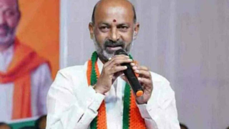 MoS Bandi Sanjay rules out talks with Maoists