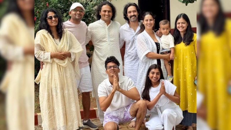 Vikrant Massey Visits Sri Sri Ravi Shankar's Ashram. Bonus – Son Vardaan