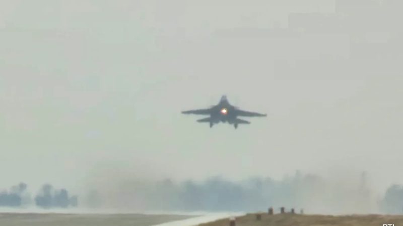 Indian Air Force Begins "Land And Go" Drills On Ganga Expressway In UP