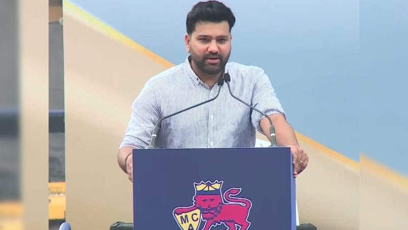 "Still Playing…": Rohit's Message As Wankhede Stand Named After Him Unveiled