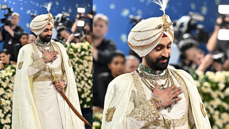 Diljit Dosanjh brings royal Punjabi heritage to Met Gala in his debut