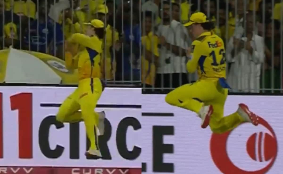 Chennai Super Kings Star Takes Stunning Boundary Line Catch, Sends Fans Into Frenzy – Watch