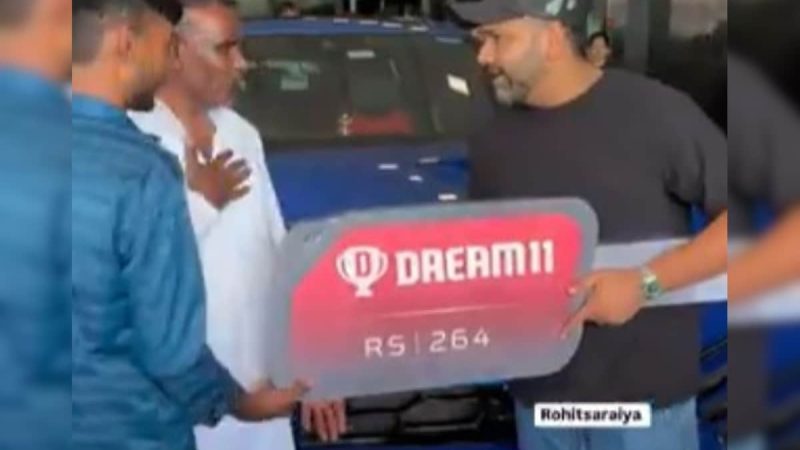 Watch: Rohit Sharma Gifts His Iconic Lamborghini Urus To Fantasy Cricket Winner