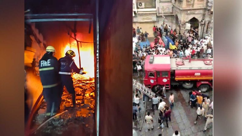 Hyderabad: Ten killed as fire rages in Gulzar Houz jewellery shop