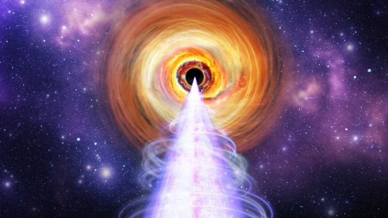NASA Solves Black Hole Jet X-ray Mystery with IXPE's Polarization Powers