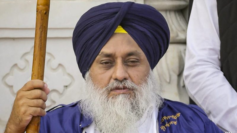 "Acted As A Statesman": Sukhbir Badal Praises PM For Bold Action Against Pak