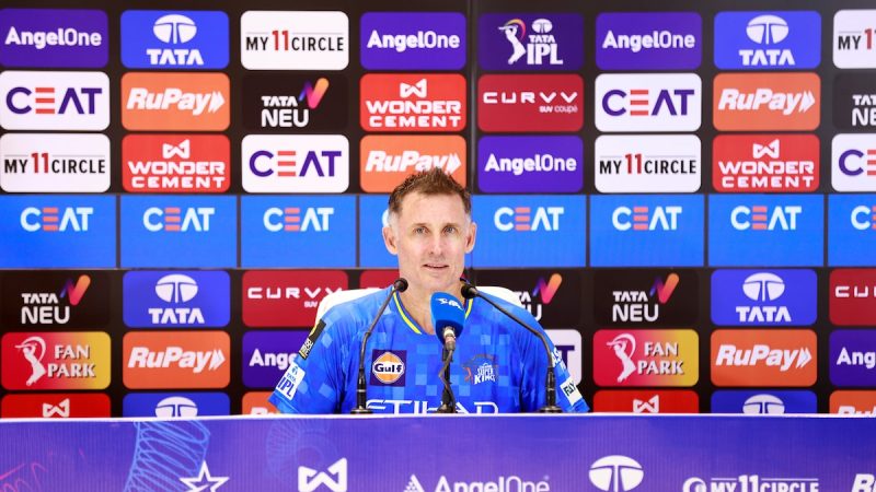 CSK Batting Coach Michael Hussey Hails Youngsters After KKR Win