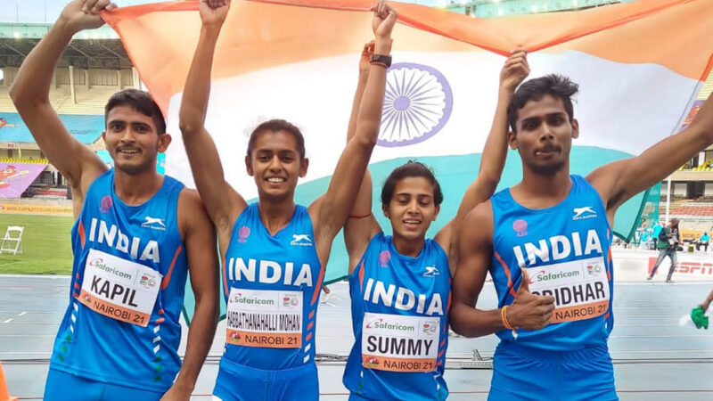 Asian Athletics Championships: India win gold in mixed relay