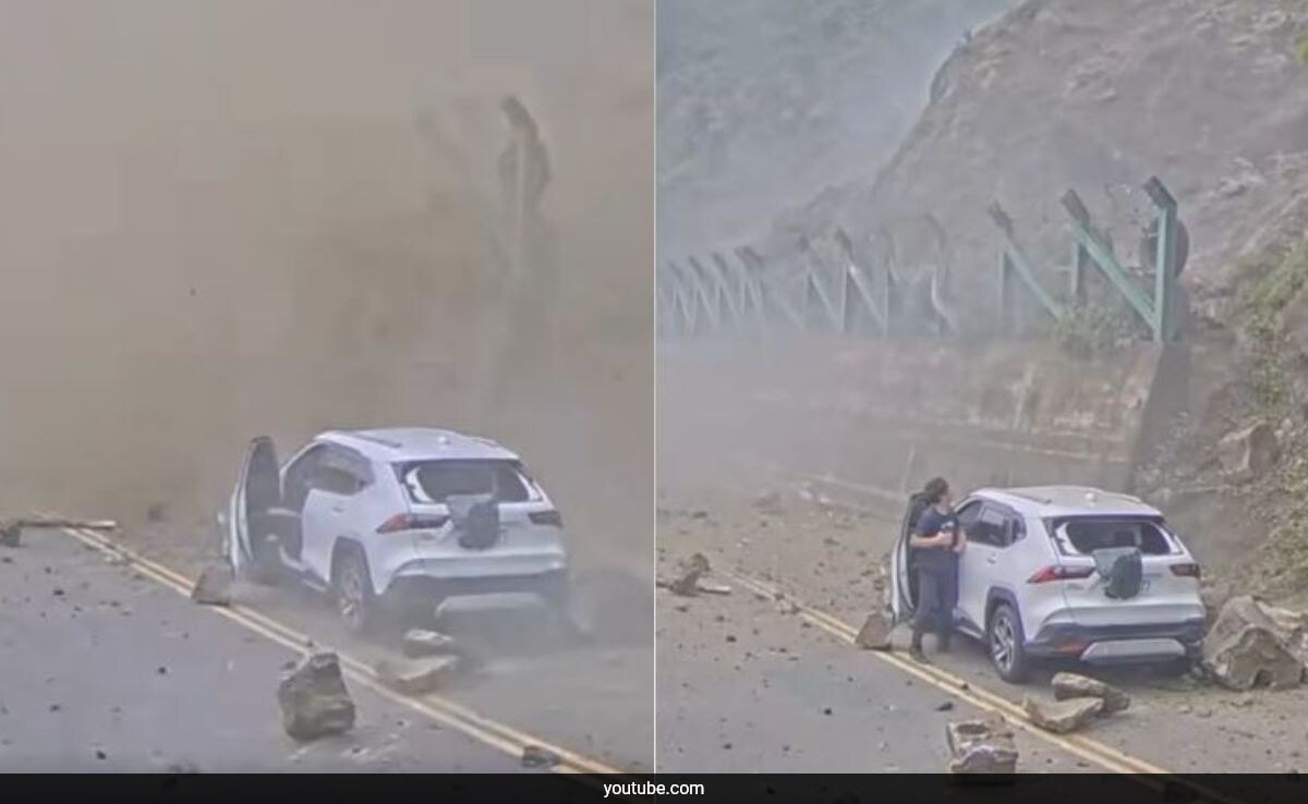 Driver Survives Massive Rockslide In Taiwan – See The Jaw-Dropping Video
