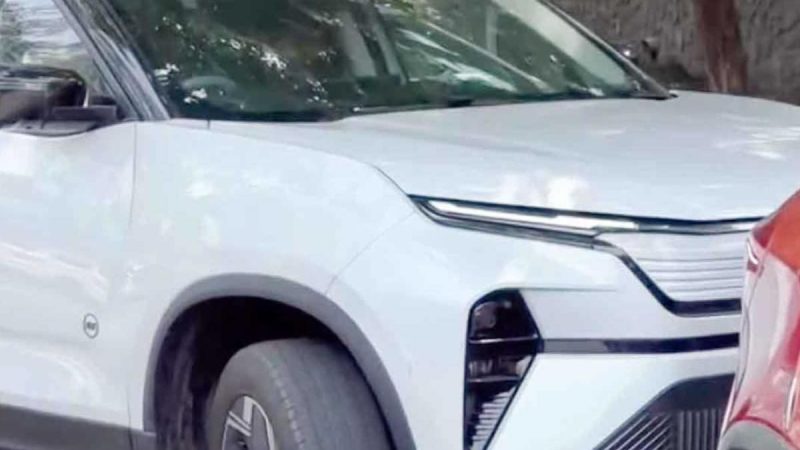 Tata Harrier EV Snapped Testing Barefaced Before Official Launch