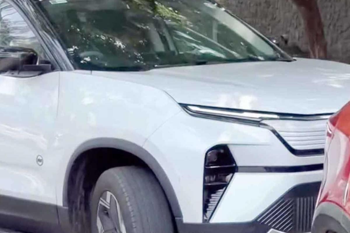 Tata Harrier EV Snapped Testing Barefaced Before Official Launch