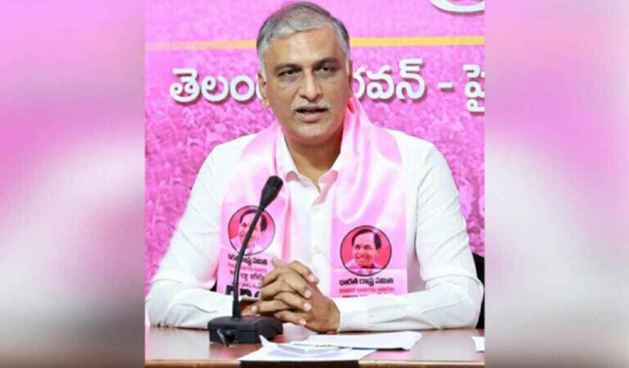 Harish Rao lashes out at Congress govt over farmers’ plight