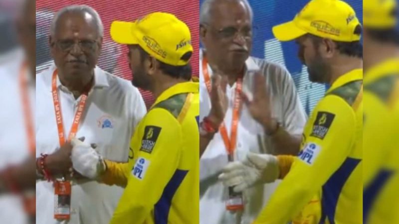 Watch: MS Dhoni Engages In Long Chat With CSK CEO Amid Rumours Over IPL Future