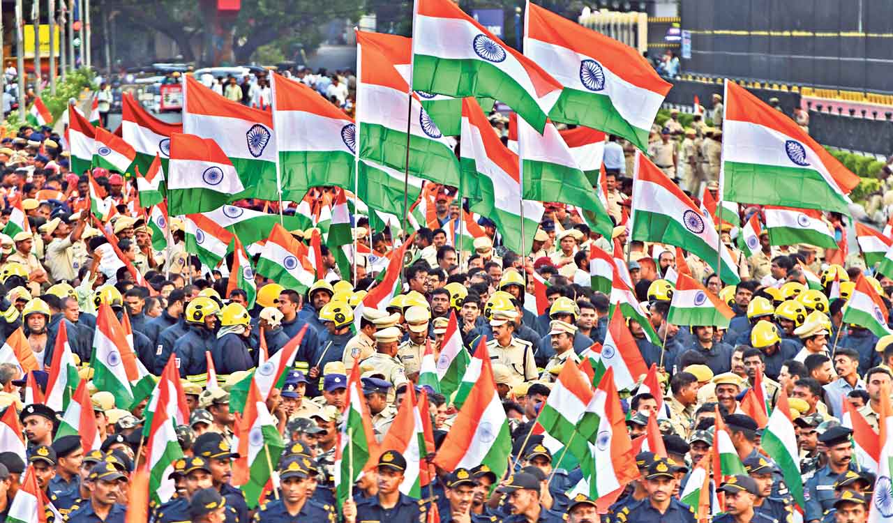 Solidarity rally in Hyderabad extends support to Indian Armed Forces