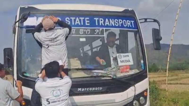 Calls For Probe Rise After State Name On Manipur Bus Forced To Be Covered