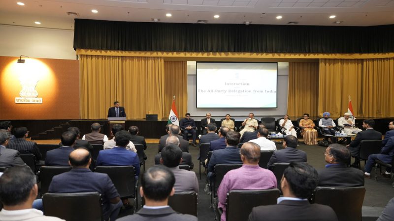 Baijayant Panda-led delegation interacts with diaspora in Bahrain, highlights India’s ‘unified and unwavering’ stand against terrorism