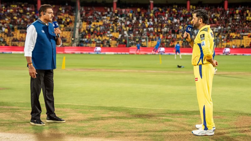 "Let It Be…": MS Dhoni Drops One-Liner After Ravi Shastri's Big Question At RCB vs CSK Toss Time