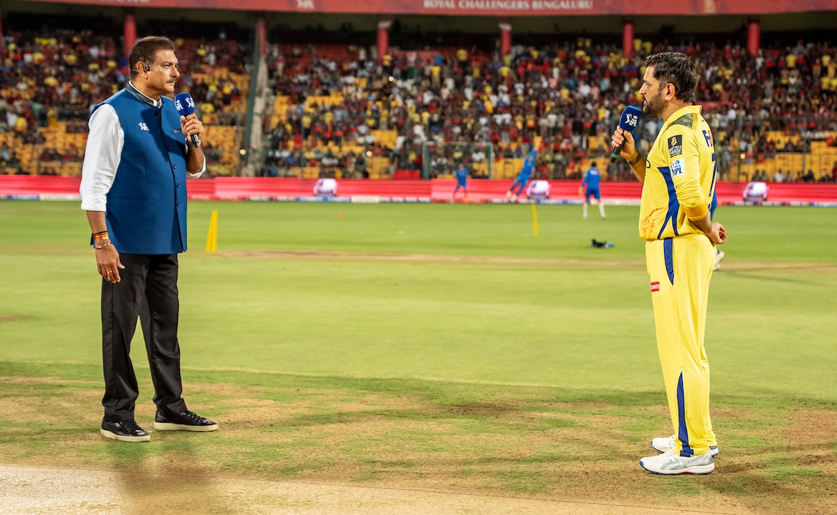 "Let It Be…": MS Dhoni Drops One-Liner After Ravi Shastri's Big Question At RCB vs CSK Toss Time