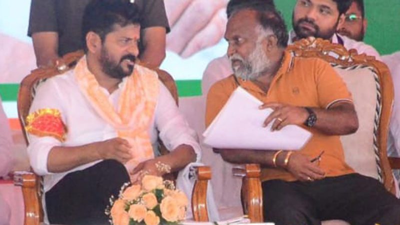 Revanth hands Indiramma houses distribution to NIMZ displaced to Jagga Reddy, who holds no position in govt