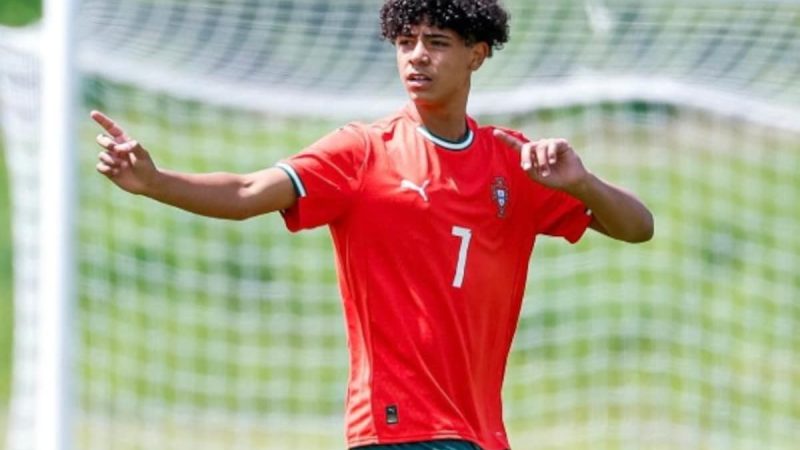 Ronaldo's Son, Cristiano Jr Makes Portugal Debut In 4-1 Win Against Japan U-15
