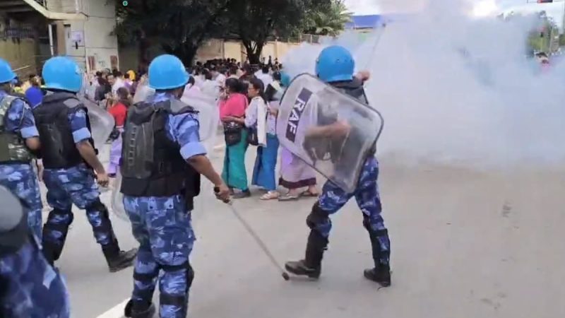 Protesters Clash With Security Forces Near Manipur Governor's House, 7 Injured