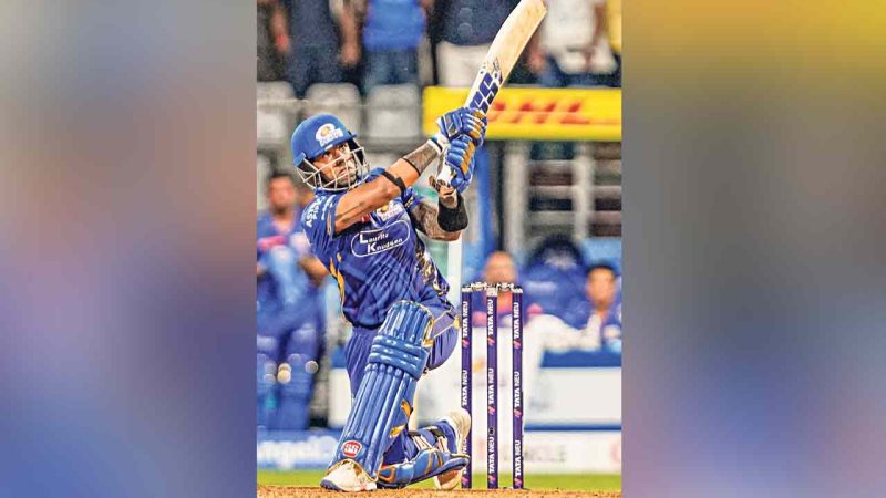 Suryakumar’s blistering 73 puts Mumbai in IPL playoffs, Delhi knocked out