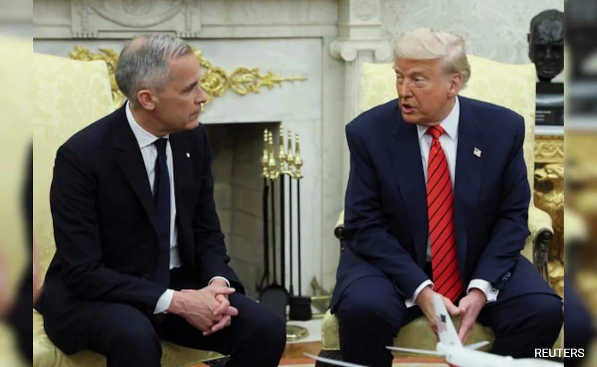"Never Say Never": Trump To Carney's Canada Will "Never Be For Sale" Remark