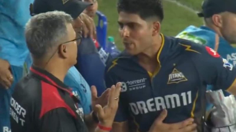 Shubman Gill Engages In Heated Chat With Umpire After Controversial Decision Against SRH