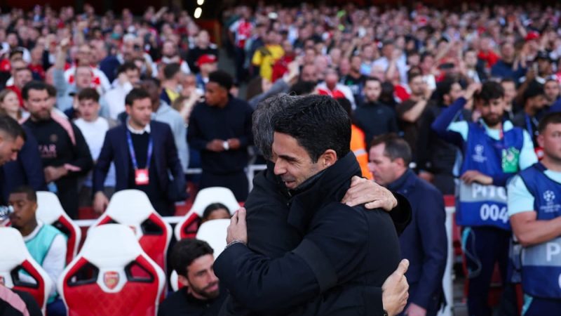 Tale Of 2 Champions League Gaffers: Arsenal Brass Seals Arteta's Destiny