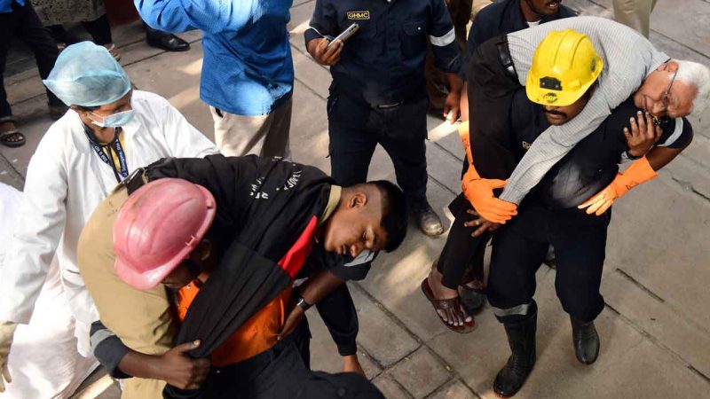 Civil defence mock drill: Smoke bombs used to test preparedness in Old City