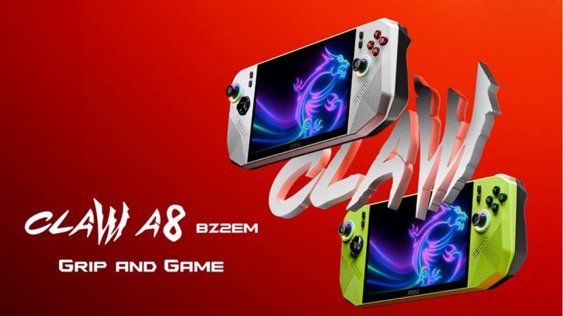 MSI Unveils Claw 8 and Claw 8 AI+ Polar Tempest Edition at Computex 2025
