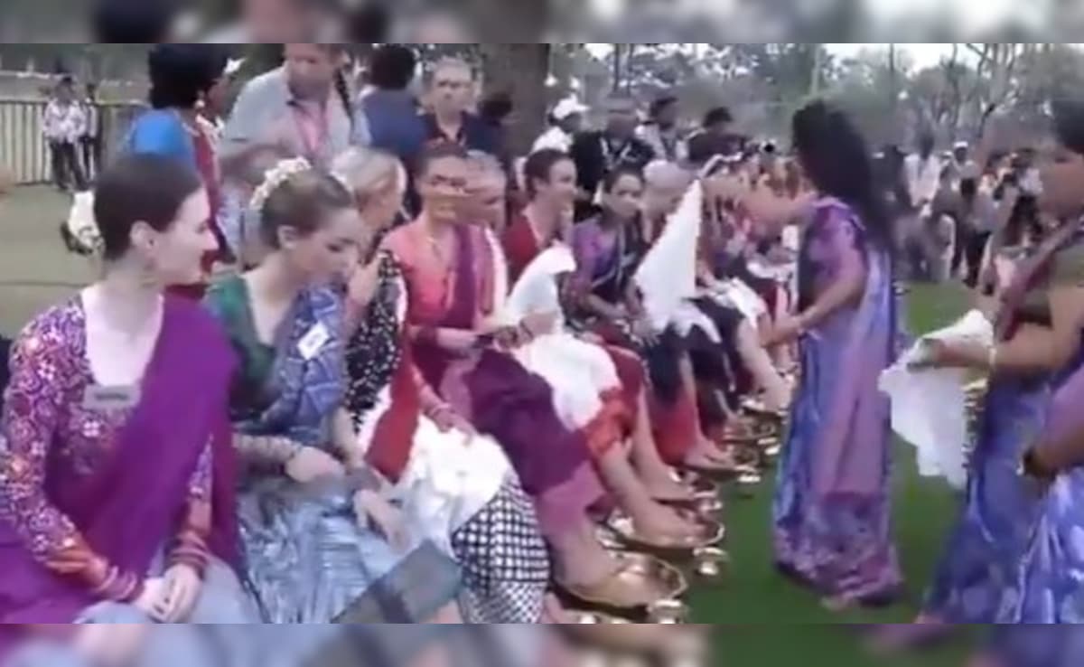 Women Help Wash Miss World Contestants' Feet In Telangana, Video Sparks Row