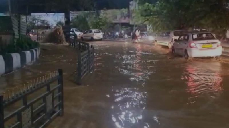 Water Pipe Bursts In Guwahati, Causes Waterlogging, Traffic Disruption