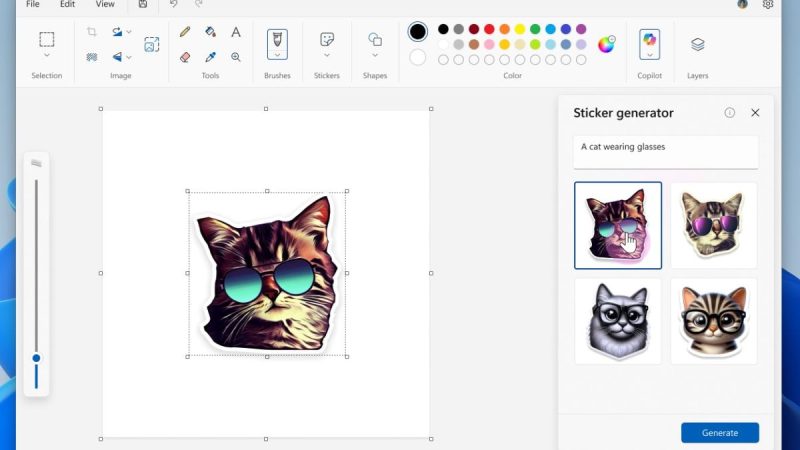 Microsoft Will Soon Let You Create AI-Generated Stickers in MS Paint
