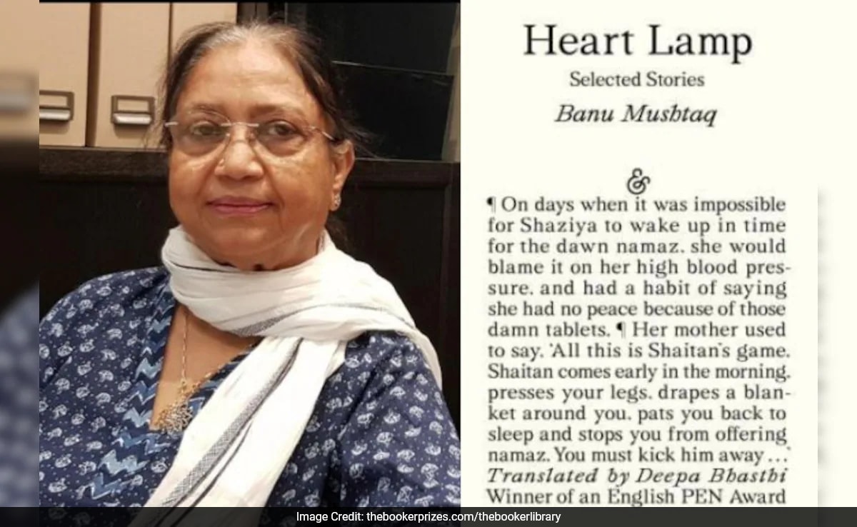Kannada Writer Banu Mushtaq Wins International Booker Prize For 'Heart Lamp'