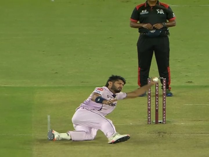 Watch: Gujarat Titans Pacer Arshad Khan Has Nasty Fall vs LSG, Green Pitch In Focus At Ahmedabad