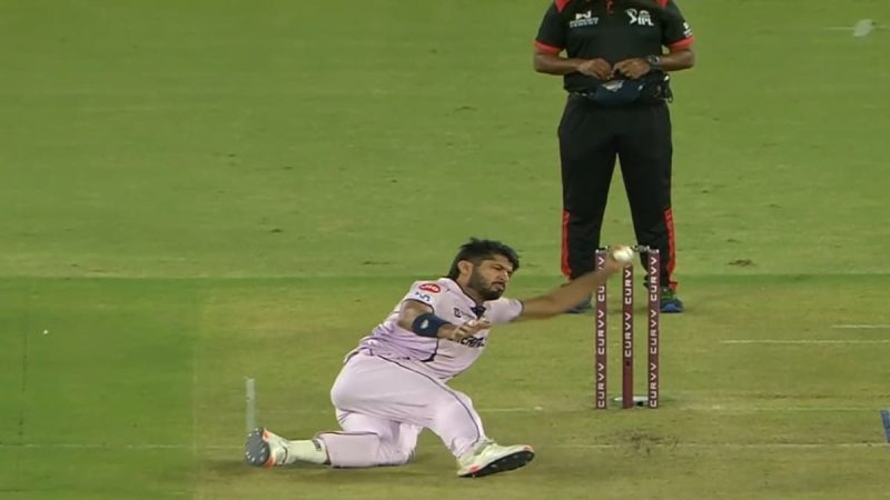 Watch: Gujarat Titans Pacer Arshad Khan Has Nasty Fall vs LSG, Green Pitch In Focus At Ahmedabad